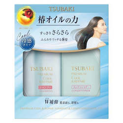 Shiseido TSUBAKI 2024 limited edition set Premium cool Repair Shampoo 490ml & Tr…