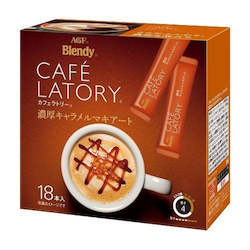 agf blendy Latory Caramel macchiato 18 sticks