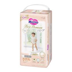 KAO MERRIES First Premium Diaper pants XL 12-22kg 32pieces