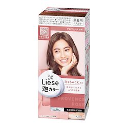 Kao bubble hair dye Provence rose