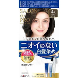 DARIYA salondepro special for white hair dye cream 4A ash brown