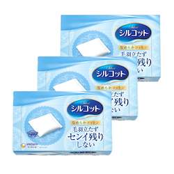 【on sale】Unicharm Silcot Velvet Touch Natural Cotton 82 Puffs*3 boxes