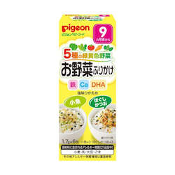 pigeon  baby rice seasoning 9+ months 1.7g*6 small fish