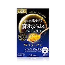 Utena PREMIUM PUReSA Golden Jelly Mask Collagen 3 sheets