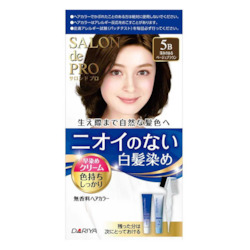 DARIYA salondepro special for white hair dye cream 5B ldark beige brown new version