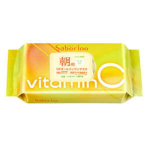 BCL Saborino morning Face Mask vitamin C 30 Sheets