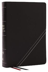 Stationery: NKJV Word Study Reference Bible Black B/L