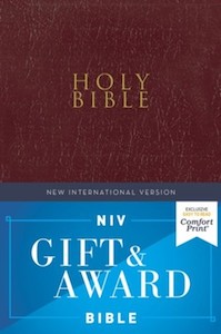 NIV 2011 Gift & Award Burgundy