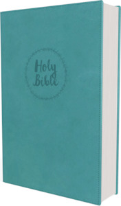 NIV  Bible Value Thinline Im/Lth Blue Comfort Print