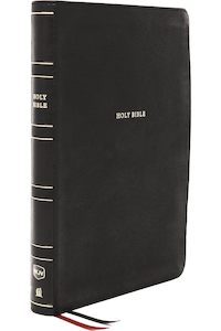 NKJV  Bible Thinline Ref L/P Black (Im/Leather)