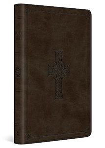 ESV  Bible Thinline Value Large Print Olive with Cross