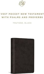 ESV  Nt Vest Pocket W/Psalms/Prov Black