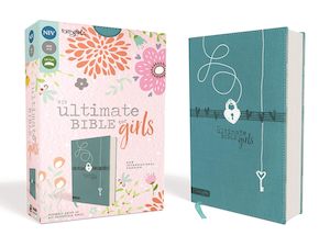 NIV  Bible Ultimate For Girls Teal (Im/Lth) Faithgirlz