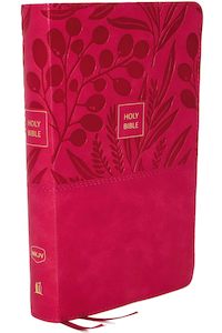 NKJV  End of Verse Ref Bible Personal Size L/P Pink Im/Lth