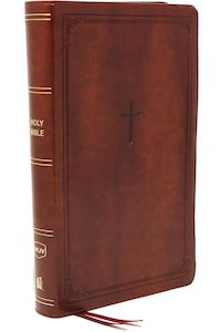 NKJV  End of Verse Ref Bible Personal Size L/P Brown Im/Lth