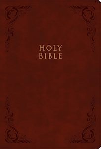 Stationery: CSB  Bible Ref Super G/P Lth/Touch Burgundy