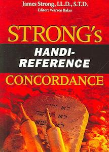 Stationery: Strongs Handi Reference Concordance