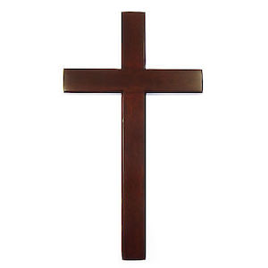 Hanging Cross - Mahogany Wood