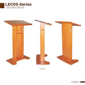 Lectern Mahogany Wood - Three Sided Box