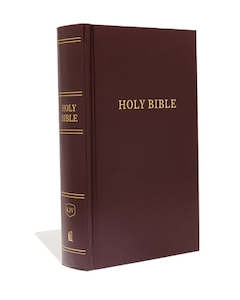 KJV  Bible Pew L/P (H/B) Burg (Red Letter)