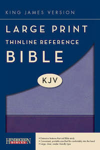 Stationery: KJV  Bible Thinline Ref L/P Flexi Vio/Lilac