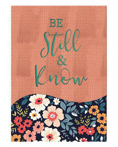 Journal Luxleather - Be Still and Know Pink