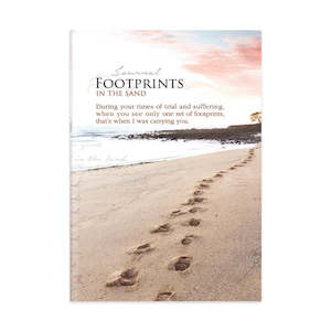 Stationery: Journal Hardcover - Footprints