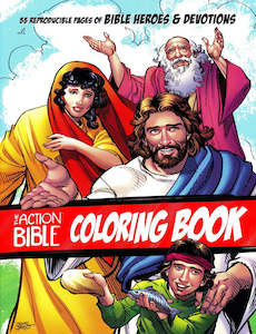 Stationery: Action Bible Colouring Book