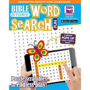 Stationery: Bible Story Word Search Fun Age 5+ (Wipe-Clean)