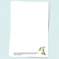 Katydid writing paper (white)