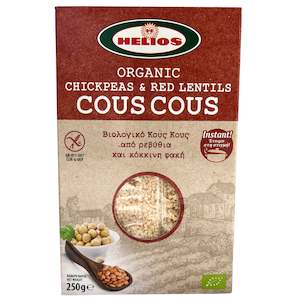 Specialised food: 'Helios' Organic GF Chickpea & Red Lentil Couscous 250g