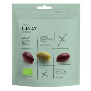 Specialised food: Organic Mixed pitted olives 100g