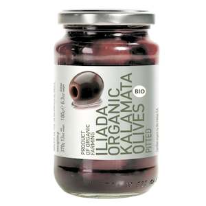 Organic Kalamata Pitted Olives 'Iliada' 370g - Platinum Line