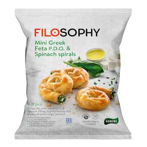 Specialised food: Filo Mini Spinach & Feta Spirals 500g