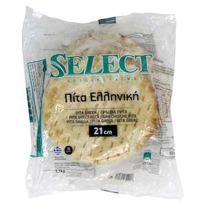 Specialised food: Greek pita 21cm (10 pack)