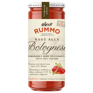 Specialised food: Sugo Ragu'alla Bolognese Sauce 'Rummo' 340g