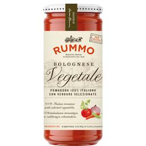 Specialised food: Sugo Vegetable Bolognese Sauce 'Rummo' 340g