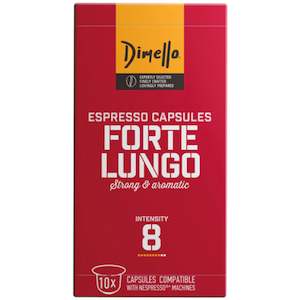 Specialised food: Dimello Espresso Capsules Forte Lungo