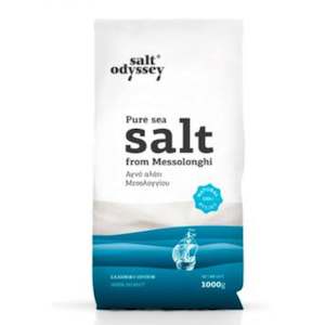 Specialised food: Messolonghi Unrefined Coarse Sea Salt 1kg