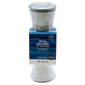 Pure sea salt Messolonghi stainless steel mill 200g