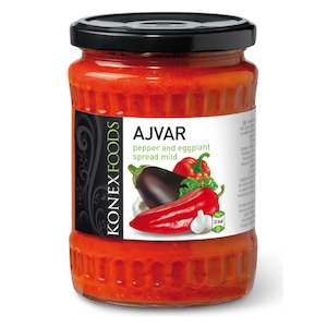 Specialised food: Ajvar Mild Red Pepper & Eggplant Spread 'Konex' 550g