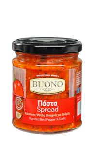 Buono Roasted Red Pepper & Garlic Spread 200g