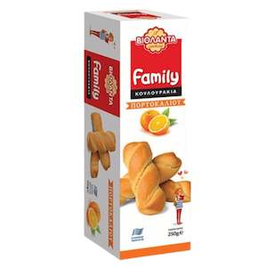 Specialised food: Family Cookies Orange 250g