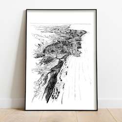 Piha, Auckland Art Print