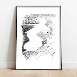 TE ANAU ART PRINT