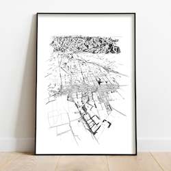 Greytown Art Print