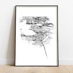 Local Prints By Leighton Corbett Art: WÄNAKA ART PRINT