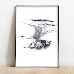 Mt Maunganui Art Print