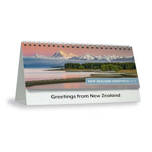 2025 Calendar Desk New Zealand Greetings