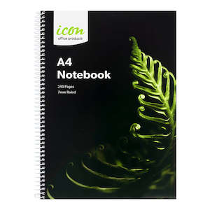 Adult, community, and other education: Icon Spiral Notebook A4 Soft cover 240 pg